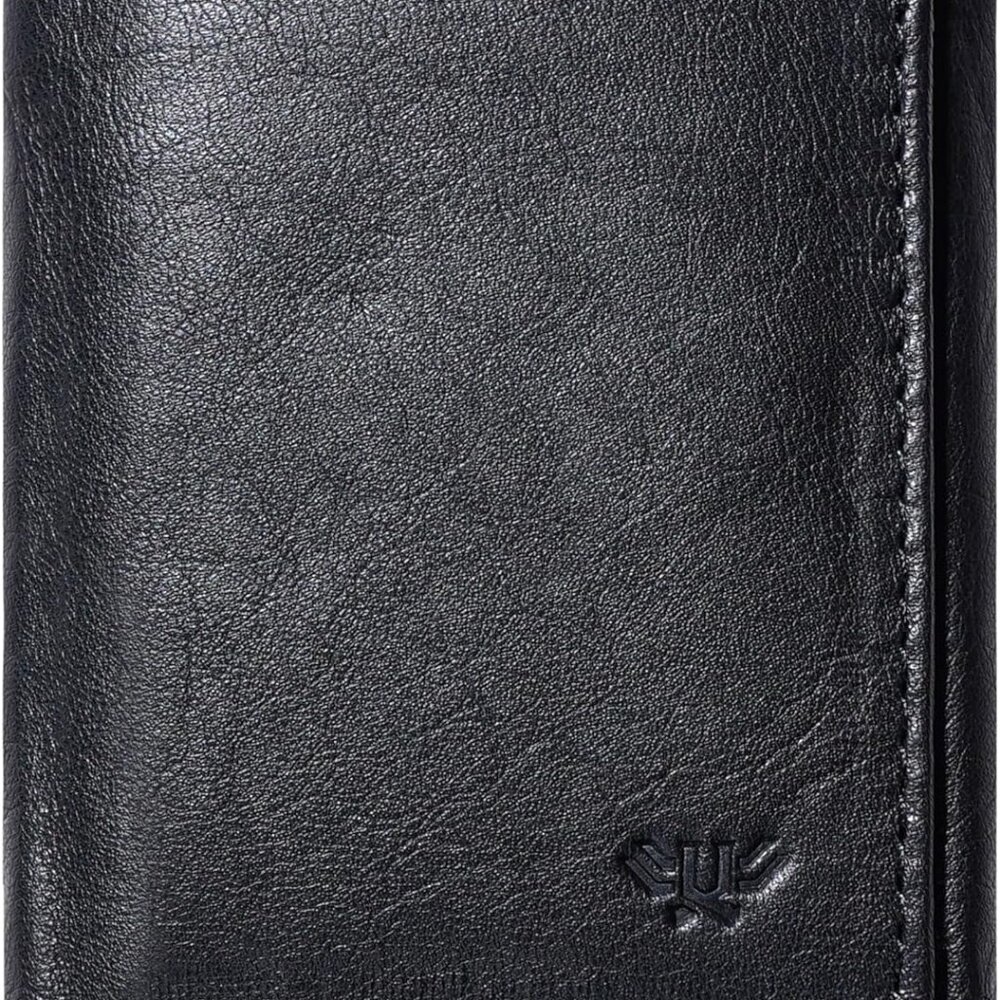 Leather Wallet for Men, Handcrafted Genuine Leather Travel Wallet, Minimalist Me